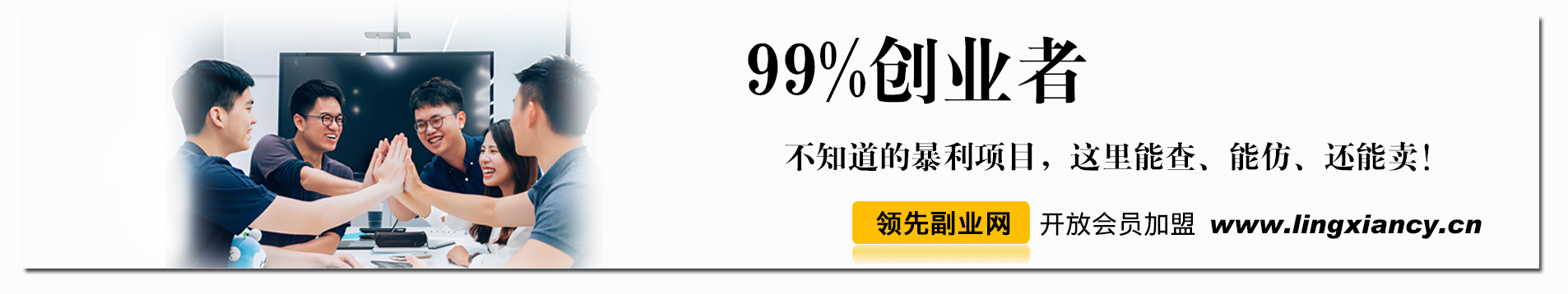 领先副业网会员 —— 副业逆袭新通路，财富密码正在改写！-领先副业网